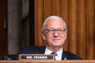 WASHINGTON - MAY 16: Sen. Kevin Cramer, R-N. Dak., attends the Senate Banking Housing and Urabn Affairs Committee hearing on âExamining the Failures of Silicon Valley Bank and Signature Bankâ in Washington on Tuesday, May 16, 2023. (Bill Clark/CQ Roll Call