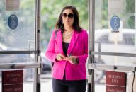 UNITED STATES - MAY 1: Rep. Nicole Malliotakis, R-N.Y., arrives to Rayburn building on Wednesday, May 1, 2024.(Tom Williams\/CQ Roll Call