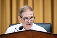WASHINGTON - MAY 16: Chairman Jim Jordan, R-Ohio, speaks during the House Judiciary Committee markup of theâ Report Recommending that the House of Representatives Cite Attorney General Merrick Garland for Contempt of Congress" on Thursday, May 16, 2024. (Bill Clark/CQ Roll Call