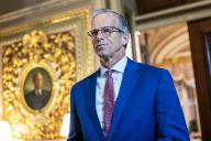 UNITED STATES - MAY 15: Sen. John Thune, R-S.D., leaves the senate luncheons in the U.S. Capitol on Wednesday, May 15, 2024. (Tom Williams/CQ Roll Call