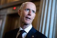 UNITED STATES - MAY 21: Sen. Rick Scott, R-Fla., is seen in the U.S. Capitol on Tuesday, May 21, 2024. (Tom Williams\/CQ Roll Call