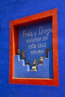 Frida Kahlo Museum (Blue House), Coyoacan, Mexico City, Mexico, North America