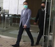 Next Digital\'s executive Royston Chow Tat-kuen, along with Jimmy Lai Chee-ying and Wong Wai-keung, charged with defrauding a government-owned enterprise by breaching land-lease terms, at West Kowloon Court. 03DEC20 Photo: SCMP \/ Sam