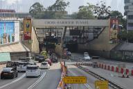 Entrance of Cross-Harbour Tunnel in Hung Hom.07JAN24 SCMP / Edmond