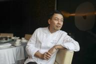 Chef of Cuisine Cuisine Edwin Tang Ho-wang photographed at the restaurant at Mira Hotel in Tsim Sha Tsui. 12APR24 SCMP \/ Xiaomei