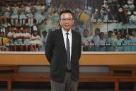So Ping-fai, chairman of the Subsidised Primary Schools Council, poses for picture at Tin Shui Wai Methodist Primary School in Tin Shui Wai. 12DEC23 SCMP / Sun