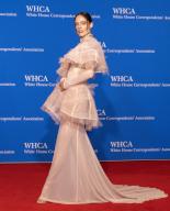 Canadian model Coco Rocha arrives for the 2024 White House Correspondents Association Dinner at the Washington Hilton Hotel on Saturday, April 27, 2024 in Washington, DC. Credit: Ron Sachs \/ CNP\/AdMedia\/\/Z-ADMEDIA_adm_042724_WCHADinner_CNP_028\/Credit:CNP\/AdMedia\/SIPA