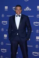 Kylian Mbappe ( 7 - PSG ) attends the UNFP Trophy Awards 2024 at Pavillon d Armenonville on May 13, 2024 in Paris, France. ( Photo by federico pestellini / Panoramic / SIPA ) -//PANORAMIC_290361_0001/Credit:Panoramic/SIPA