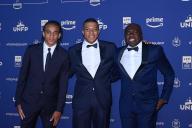 Ethan Mbappe ( PSG ) , Kylian Mbappe ( PSG ) and Wilfried Mbappe attend the UNFP Trophy Awards 2024 at Pavillon d Armenonville on May 13, 2024 in Paris, France. ( Photo by federico pestellini / Panoramic / SIPA ) -//PANORAMIC_290361_0004/Credit:Panoramic/SIPA