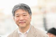 Hirokazu Kore eda attend the jury photocall at the 77th annual Cannes Film Festival at Palais des Festivals on May 14, 2024 in Cannes, France.//PECQUENARDCYRIL_JURYPHOTOCALLCANNES24-CPECQUENARD-1966/Credit:CYRIL PECQUENARD/SIPA