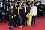 Guest, Roman Coppola, Romy Croquet Mars, Francis Ford Coppola, Talia Shire, Robert Carmine attend the Megalopolis Red Carpet at the 77th annual Cannes Film Festival at Palais des Festivals on May 16, 2024 in Cannes, France. //PECQUENARDCYRIL_MEGALOPOLIS-CPECQUENARD-4238/Credit:CYRIL PECQUENARD/SIPA