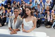 Anasuya Sengupta, and Omara Shetty attend THE SHAMELESS photocall during the 77th annual Cannes Film Festival at Palais des Festivals on May 17, 2024 in Cannes, France//03PARIENTE_pariente0503/Credit:JP PARIENTE/SIPA