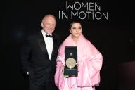 Francois-Henri PINAULT, Amanda NELL EU (Recipient Of The Emerging Talent Women in Motion 2024), The Women In Motion Award, during the 77th International Cannes Film Festival, Cannes FRANCE - 19/05/2024//SYSPEO_sysA001/Credit:SYSPEO/SIPA