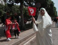 Supporters of Tunisia