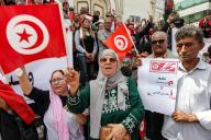 Supporters of Tunisia