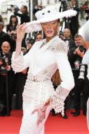Winnie Harlow attends the The Apprentice Red Carpet at the 77th annual Cannes Film Festival at Palais des Festivals on May 20, 2024 in Cannes, France. //PECQUENARDCYRIL_THEAPPRENTICE-CPECQUENARD-7147/Credit:CYRIL PECQUENARD/SIPA