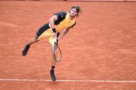 Stefanos Tsitsipas (GRE) during his round of 16 match at the 2024 French Open at Roland Garros on June 02, 2024 in Paris, France.//04SAIDICHRISTOPHE_1306.4438/Credit:CHRISTOPHE SAIDI/SIPA