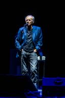Roberto Vecchioni records a sold out performance at the Teatro Carlo Felice in Genoa. The singer-songwriter did not fail to remember his son Arrigo one year (18 April) after his death (Photo by Marina Mazzoli \/ ipa-agency.net\/IPA\/Sipa USA