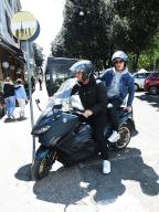 Rome, Francesco Totti leaves the restaurant with a friend after the separation hearing (Photo by \/ ipa-agency.net\/IPA\/Sipa USA