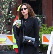 Actress Minnie Driver walks and shops on Broadway in Soho, New York on April 19, 2024. Photo by SIPA