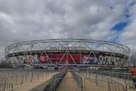 A general view of the London Stadium ahead of the Premier League match West Ham United vs Southampton at London Stadium, London, United Kingdom, 2nd April 2023 (Photo by Mark Cosgrove\/News Images) in London, United Kingdom on 4\/2\/2023. (Photo by Mark Cosgrove\/News Images\/Sipa USA