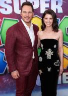 LOS ANGELES, CALIFORNIA, USA - APRIL 01: American actor Chris Pratt and wife\/American author Katherine Schwarzenegger arrive at the Los Angeles Special Screening Of Universal Pictures, Nintendo And Illumination Entertainment\'s \'The Super Mario Bros. Movie\' held at the Regal Cinemas LA Live & 4DX Movie on April 1, 2023 in Los Angeles, California, United States. (Photo by Xavier Collin\/Image Press Agency\/Sipa USA