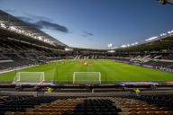 General view inside The MKM Stadium ahead of the Sky Bet Championship match Hull City vs Wigan Athletic at MKM Stadium, Hull, United Kingdom, 5th October 2022 (Photo by James Heaton\/News Images) in Hull, United Kingdom on 10\/5\/2022. (Photo by James Heaton\/News Images\/Sipa USA