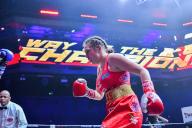 Angelina Lukas (9-1) of Kazakhstan took on Mamta Singh (5-2) (not in picture) of Lukas and claimed the vacant WBF Super flyweight and WIBF title. Lukas stopped Singh in the 5th round by Technical knockout. (Photo by Wasim Mather \/ SOPA Images\/Sipa USA