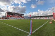 A general view of the Sewell Group Craven Park during the Betfred Super League Round 9 match Hull KR vs Wigan Warriors at Sewell Group Craven Park, Kingston upon Hull, United Kingdom, 26th April 2024 (Photo by Alfie Cosgrove\/News Images) in Kingston upon Hull, United Kingdom on 4\/26\/2024. (Photo by Alfie Cosgrove\/News Images\/Sipa USA