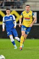 Sergiy Sydorchuk (15) of Westerlo pictured during the Jupiler Pro League season 2023 - 2024 match day 6 in the Europa play-offs between AA Gent and KVC Westerlo on April 27 , 2024 in Gent, Belgium. (Photo by David Catry \/ Isosport\/Content Curation\/Sipa USA