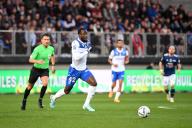42 Elisha OWUSU (aja) during the Ligue 2 BKT match between Dunkerque and Auxerre at Marcel Tribut Stadium on April 29, 2024 in Dunkerque, France. (Photo by Anthony Bibard\/FEP\/Icon Sport\/Sipa USA