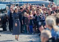 King Frederik X and Queen Mary of Denmark boarding The Royal Ship Dannebrog on May 2, 2024 in Copenhagen, Denmark. Photo by Stefan Lindblom/Stella Pictures/Abaca/Sipa