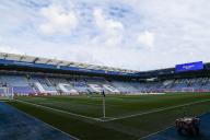 A general view inside of King Power Stadium, home of Leicester City ahead of the Sky Bet Championship match Leicester City vs Blackburn Rovers at King Power Stadium, Leicester, United Kingdom, 4th May 2024 (Photo by Gareth Evans\/News Images) in Leicester, United Kingdom on 5\/4\/2024. (Photo by Gareth Evans\/News Images\/Sipa USA
