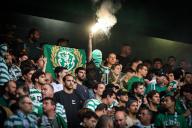Sporting supporters cheer their team during the Liga Portugal Betclic match between Sporting CP and Portimonense SC at Estadio Jose Alvalade. (Final score: Sporting CP 3 - 0 Portimonense SC) (Photo by David Martins \/ SOPA Images\/Sipa USA