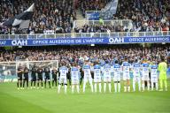Equipe de football du Paris Fc PFC - Equipe de football d Auxerre AJA during the Ligue 2 match between Auxerre and Paris FC at Stade de L\'Abbe-Deschamps on May 4, 2024 in Auxerre, France.(Photo by Christophe Saidi\/FEP\/Icon Sport\/Sipa USA