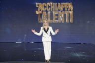 Milly Carlucci attends at the photocall of Rai tv program "L