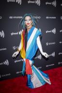 NEW YORK, NEW YORK - MAY 11: Sasha Velour attends the 35th Annual GLAAD Media Awards at New York Hilton Midtown on May 11, 2024 in New York City. (Photo by Ron Adar / SOPA Images/Sipa USA