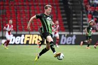 Jesper Daland of Cercle pictured in action with the ball during a football game between Royal Antwerp FC and Cercle Brugge on match day 8 of the Champions Play-offs in the Jupiler Pro League season 2023 - 2024 competition on May 12, 2024 in Antwerp, Belgium. (Photo by Maarten Straetemans\/Isosport\/Content Curation\/Sipa USA