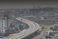 View of the Dhaka Elevated Expressway\'s Airport ramp area in Dhaka city. (Photo by Sazzad Hossain \/ SOPA Images\/Sipa USA
