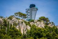 Observatory is pictured at Marjan Forest Park in Split, Croatia, on May 14, 2024. Photo: Zvonimir Barisin/PIXSELL/Sipa