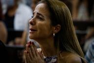 Thousands of faithful celebrate this Monday May 13, 2024 the Day of Our Lady of Fátima at the Sanctuary of Our Lady of the Rosary of Fátima in the Sumaré neighborhood in the west zone of São Paulo. (Photo: Aloisio Mauricio/Fotoarena/Sipa USA