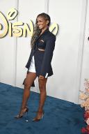 Mekia Cox attends the Disney 2024 Upfront Red Carpet at North Javits Center in New York, New York, USA on May 14, 2024. Robin Platzer\/ Twin Images\/ SIPA