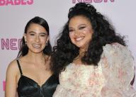 L-R: Ilana Glazer and Michelle Buteau attend the Babes NY premiere at Angelika Village East in New York, NY on May 14, 2024. (Photo by Stephen Smith/SIPA USA
