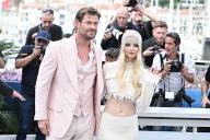 Chris Hemsworth and Anya Taylor-Joy attend the Furiosa: A Mad Max Saga Furiosa: Une Saga Mad Max) Photocall at the 77th annual Cannes Film Festival at Palais des Festivals on May 16, 2024 in Cannes, France. Photo by David NIVIERE/Abaca/Sipa
