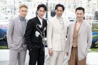 Tony Wu, Terrance Lau, German Cheung and Raymond Lam attend the Twilight Of The Warriors: Wallen In (City of Darkness) Photocall at the 77th annual Cannes Film Festival at Palais des Festivals on May 16, 2024 in Cannes, France. Photo by David NIVIERE/Abaca/Sipa