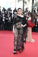 Araya A. Hargate attending the Megalopolis Red Carpet at the 77th annual Cannes Film Festival at Palais des Festivals in Cannes, France, on May 16, 2024. Photo by David Niviere/Abaca/Sipa