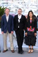 Jeremiah Knupp , Roberto Minervini , Denise Ping Lee 77th Cannes Film Festival Photocall of the movie -The Damned- Cannes, France 16th May 2024 ©SGPItalia id 131441_020 Not