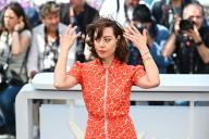 Aubrey Plaza attends the "Megalopolis" Photocall at the 77th annual Cannes Film Festival at Palais des Festivals on May 17, 2024 in Cannes, France. (Photo by Stefanos Kyriazis\/Sipa USA