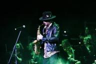 The saxophonist Jimmy Sax performing live in concert (Photo by Roberto Bettacchi/LiveMedia/Sipa USA