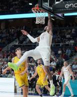 Real Madrid Baloncesto\'s Vincent Poirier during Liga Endesa ACB, Play-off, Game 1. May 15,2024. (Photo by Acero\/Alter Photos\/Sipa USA